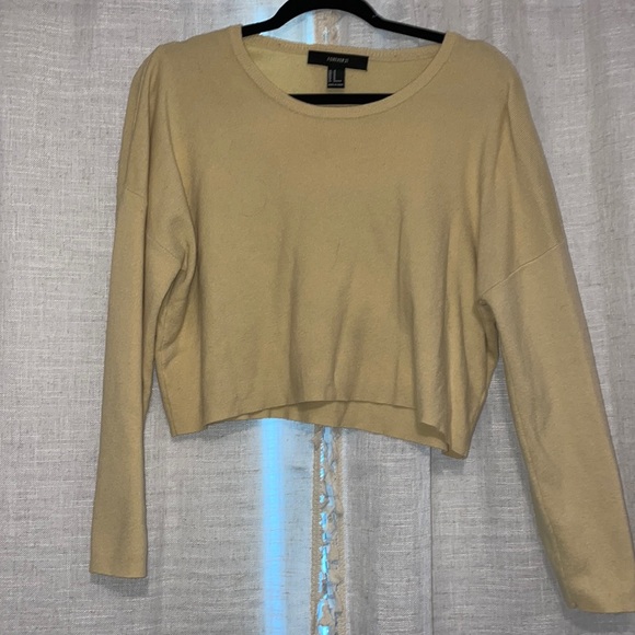 Forever 21 Sweaters - Forever 21 yellow crop
